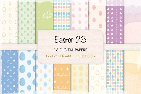 Download Easter 23 Digital Papers - Papers Collection