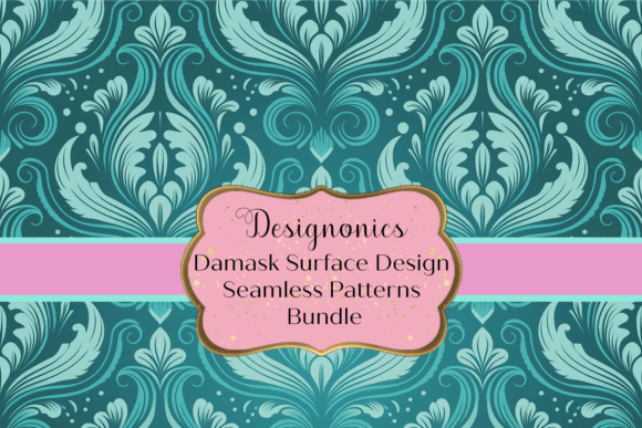 Download Damask Surface Design Seamless Patterns - Surface design Collection