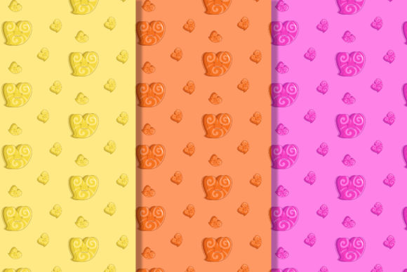 Download Kawaii Heart Lovely Fun Pattern - Fun Collection