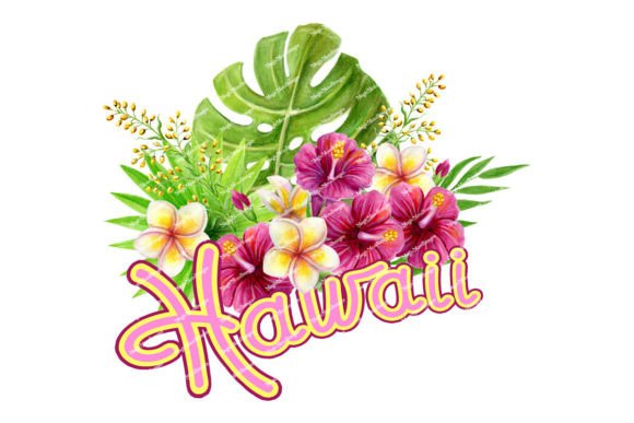 Download Hawaii Sublimation Design Tropic Flowers - Tropic Collection