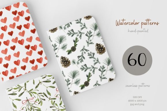 Download Watercolor Patterns Bundle - Patterns Collection
