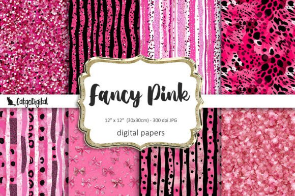 Download Fancy Pink Digital Background Papers - Papers Collection
