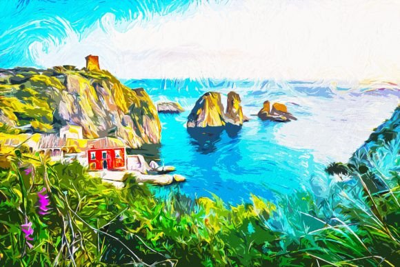 Download Italy Tropical Painting - Tropic Collection