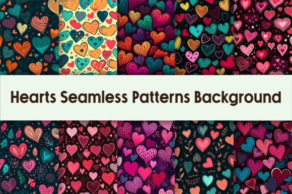 Download Hearts Seamless Patterns Valentines Day - Patterns Collection