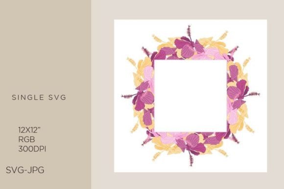 Download Hibiscus Flowers Tropic Frame - Tropic Collection