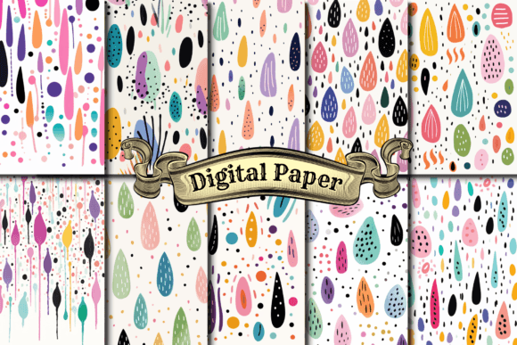 Download Abstract Boho Pattern Digital Papers - Papers Collection