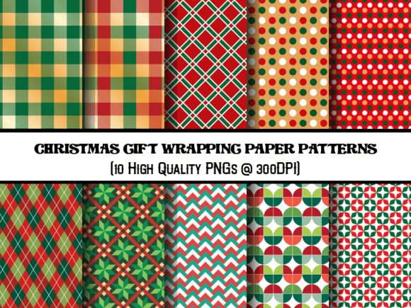 Download Christmas Gift Wrapping Paper Patterns - Patterns Collection