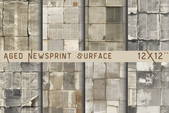 Download Aged Newsprint Surface Papers - Papers Collection