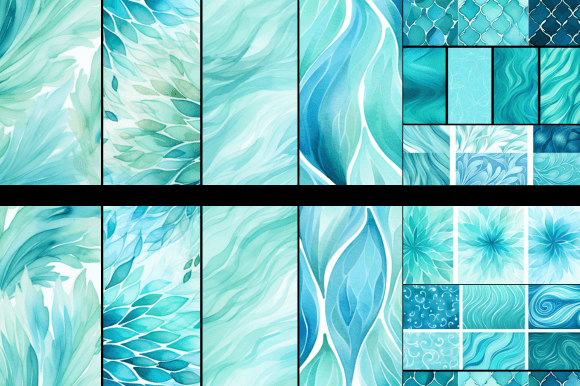 Download Turquoise Blue Patterns - Patterns Collection