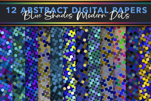 Download Blue Wallpaper Modern Polka Dots Papers - Papers Collection