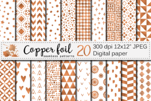 Download Copper Foil Seamless Geometric Patterns - Patterns Collection