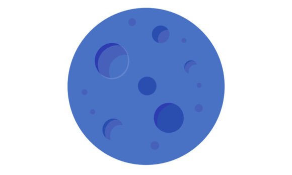 Download Blue Planet with Cratered Surface Design - Surface design Collection