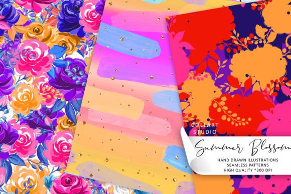 Download Floral Patterns, Seamless Papers, Roses - Papers Collection
