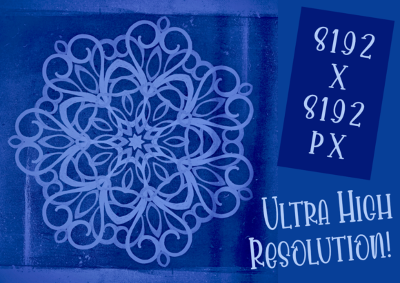 Download Vintage Blue Mandala JPEG Ultra High Res - Jpeg Collection