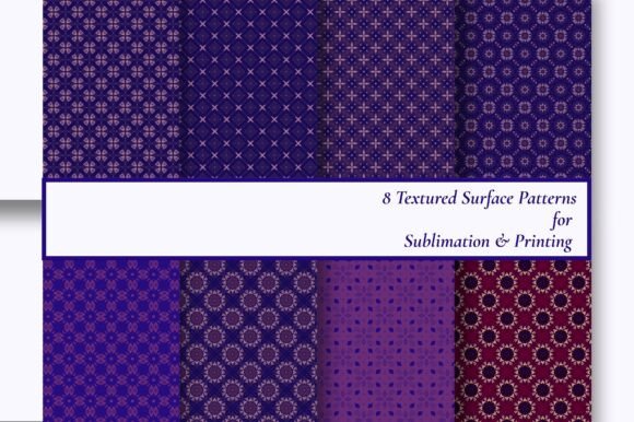 Download 8 Jewel Tone Seamless Geometric Patterns - Patterns Collection
