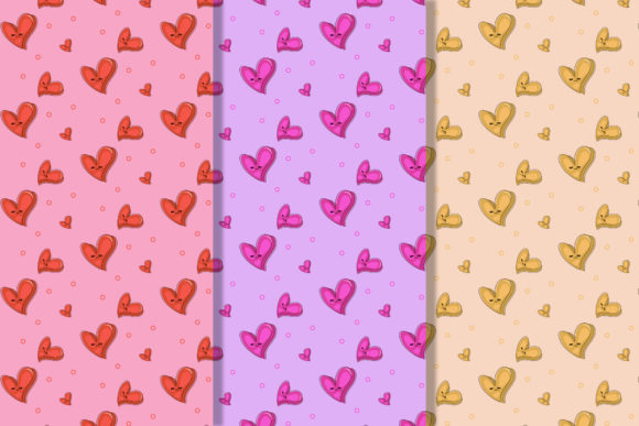 Download Kawaii Heart Cute Fun Pattern - Fun Collection