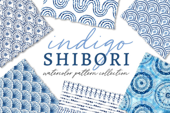 Download Shibori Watercolor Patterns - Patterns Collection