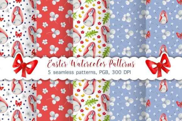 Download Easter Watercolor Patterns - Patterns Collection
