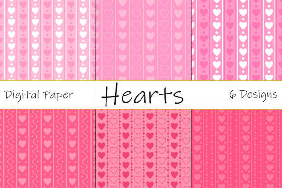 Download Seamless Patterns Valentine's Day Hearts - Patterns Collection