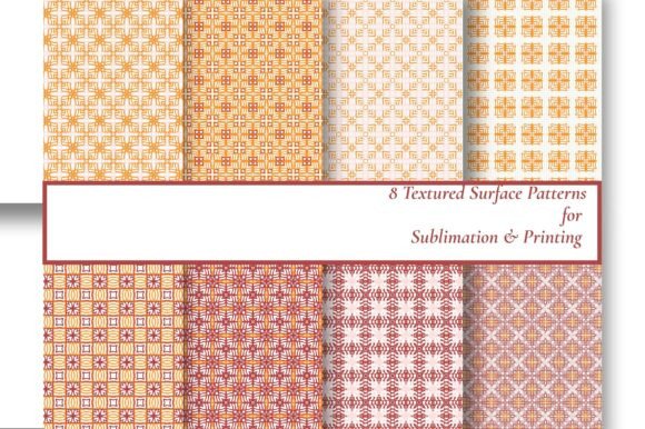 Download 8 Warm Retro Geometric Seamless Patterns - Patterns Collection